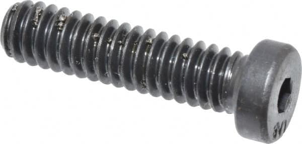 Unbrako - 1/4-20 UNC Hex Socket Drive, Low Socket Cap Screw - Alloy Steel, Black Oxide Finish, 1" Length Under Head - Makers Industrial Supply