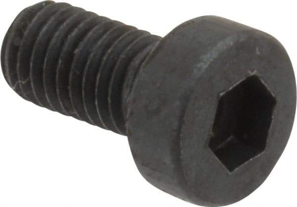 Unbrako - M5x0.80 Metric Coarse Hex Socket Drive, Low Socket Cap Screw - Grade 10.9 Alloy Steel, Black Oxide Finish, 10mm Length Under Head - Makers Industrial Supply