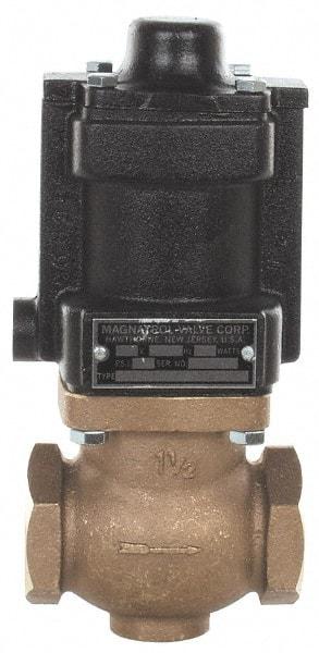 Magnatrol Valve - 1-1/2" Port, 2 Way, Solenoid Valve - Normally Closed - Makers Industrial Supply