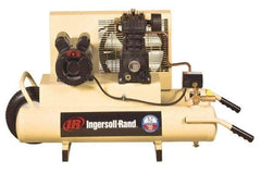 Ingersoll-Rand - 3 hp, 8 Gal Stationary Electric TWIN Screw Air Compressor - Single Phase, 135 Max psi, 11.3 CFM, 230 Volt - Makers Industrial Supply