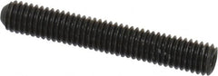 Unbrako - #10-32 UNF, 1-1/4" OAL, Cup Point Set Screw - Grade 8 Alloy Steel, 3/32" Key - Makers Industrial Supply