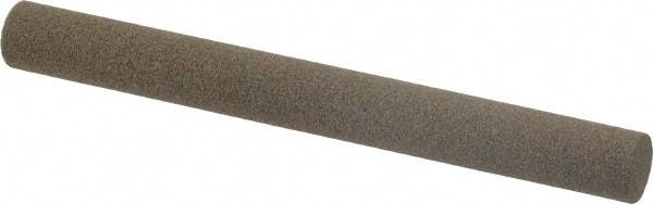 Norton - 4" Long x 3/8" Diam x 3/8" Thick, Aluminum Oxide Sharpening Stone - Round, Coarse Grade - Makers Industrial Supply