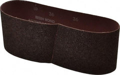 Norton - 4" Wide x 24" OAL, 36 Grit, Aluminum Oxide Abrasive Belt - Aluminum Oxide, Very Coarse, Coated, X Weighted Cloth Backing, Series R228 - Makers Industrial Supply