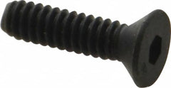 Unbrako - #10-24 UNC Hex Socket Drive, 82° Flat Screw - Alloy Steel, Black Oxide Finish, 3/4" OAL - Makers Industrial Supply