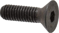 Unbrako - #10-32 UNF Hex Socket Drive, 82° Flat Screw - Alloy Steel, Black Oxide Finish, 5/8" OAL - Makers Industrial Supply