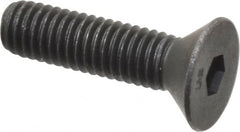 Unbrako - #10-32 UNF Hex Socket Drive, 82° Flat Screw - Alloy Steel, Black Oxide Finish, 3/4" OAL - Makers Industrial Supply