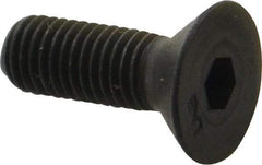 Unbrako - 1/4-28 UNF Hex Socket Drive, 82° Flat Screw - Alloy Steel, Black Oxide Finish, 3/4" OAL - Makers Industrial Supply