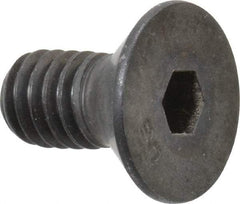 Unbrako - 5/16-18 UNC Hex Socket Drive, 82° Flat Screw - Alloy Steel, Black Oxide Finish, 5/8" OAL - Makers Industrial Supply