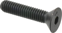 Unbrako - 5/16-18 UNC Hex Socket Drive, 82° Flat Screw - Alloy Steel, Black Oxide Finish, 1-1/2" OAL - Makers Industrial Supply