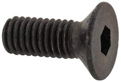 Unbrako - M3x0.50 Metric Coarse Hex Socket Drive, 90 to 92° Flat Screw - Grade 12.9 Alloy Steel, Black Oxide Finish, 8mm OAL - Makers Industrial Supply