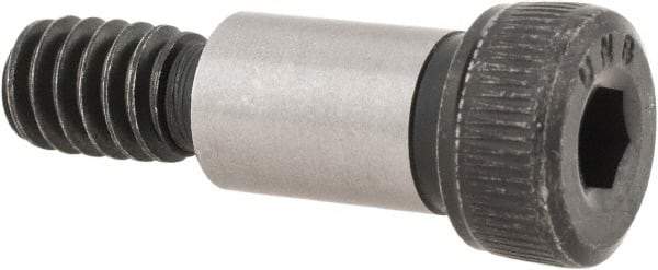 Unbrako - 5/16" Shoulder Diam x 1/2" Shoulder Length, 1/4-20 UNC, Hex Socket Shoulder Screw - 8 Alloy Steel, 0.419 to 0.438" Head Diam - Makers Industrial Supply