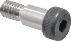 Unbrako - 3/8 x 1/2" Shoulder Diam x Length, 5/16-18, Shoulder Screw - 0.24 to 0.25" Head Height, 0.543 to 0.562" Head Diam, Grade 8 Alloy Steel, 3/16" Hex Socket Drive - Makers Industrial Supply