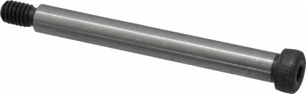 Unbrako - 3/8" Shoulder Diam x 3-1/4" Shoulder Length, 5/16-18 UNC, Hex Socket Shoulder Screw - 8 Alloy Steel, 0.543 to 0.562" Head Diam - Makers Industrial Supply