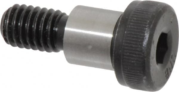 Unbrako - 1/2" Shoulder Diam x 1/2" Shoulder Length, 3/8-16 UNC, Hex Socket Shoulder Screw - 8 Alloy Steel, 0.729 to 3/4" Head Diam - Makers Industrial Supply