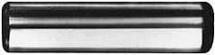 Made in USA - 16mm Diam x 90mm Pin Length 4140 Alloy Steel Standard Dowel Pin - Bright Finish, C 47-58 & C 60 (Surface) Hardness, 1 Beveled & 1 Rounded End - Makers Industrial Supply