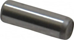 Unbrako - 1/8" Diam x 3/8" Pin Length Grade 8 Alloy Steel Oversized Dowel Pin - C 60 (Surface) & C 50-58 Hardness, 1,845 Lb Breaking Strength, 1 Beveled & 1 Rounded End - Makers Industrial Supply