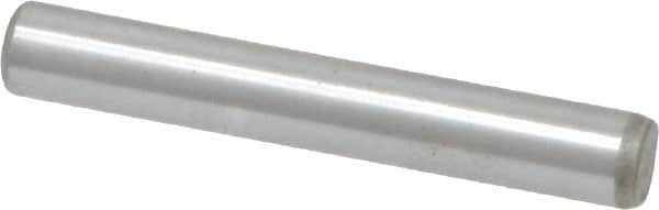 Unbrako - 3/16" Diam x 1-1/4" Pin Length Grade 8 Alloy Steel Oversized Dowel Pin - C 60 (Surface) & C 50-58 Hardness, 4,140 Lb Breaking Strength, 1 Beveled & 1 Rounded End - Makers Industrial Supply