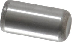 Unbrako - 1/4" Diam x 1/2" Pin Length Grade 8 Alloy Steel Oversized Dowel Pin - C 60 (Surface) & C 50-58 Hardness, 7,370 Lb Breaking Strength, 1 Beveled & 1 Rounded End - Makers Industrial Supply