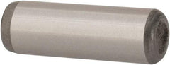 Unbrako - 1/4" Diam x 3/4" Pin Length Grade 8 Alloy Steel Oversized Dowel Pin - C 60 (Surface) & C 50-58 Hardness, 7,370 Lb Breaking Strength, 1 Beveled & 1 Rounded End - Makers Industrial Supply