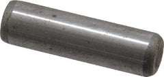 Unbrako - 1/4" Diam x 7/8" Pin Length Grade 8 Alloy Steel Oversized Dowel Pin - C 60 (Surface) & C 50-58 Hardness, 7,370 Lb Breaking Strength, 1 Beveled & 1 Rounded End - Makers Industrial Supply