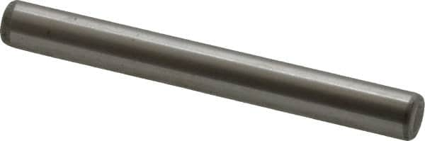 Unbrako - 1/4" Diam x 2-1/4" Pin Length Grade 8 Alloy Steel Oversized Dowel Pin - C 60 (Surface) & C 50-58 Hardness, 7,370 Lb Breaking Strength, 1 Beveled & 1 Rounded End - Makers Industrial Supply