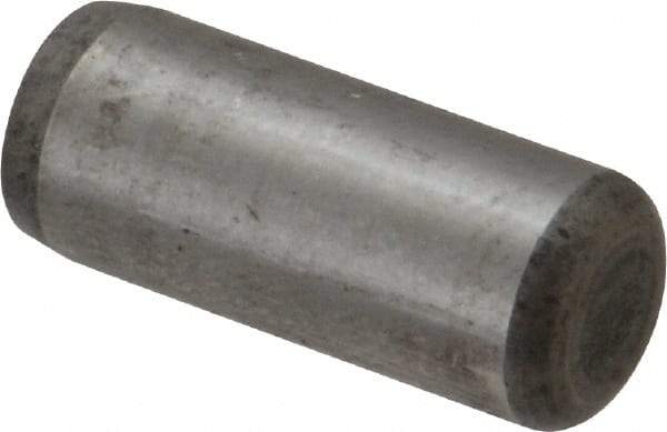 Unbrako - 5/16" Diam x 3/4" Pin Length Grade 8 Alloy Steel Oversized Dowel Pin - C 60 (Surface) & C 50-58 Hardness, 11,500 Lb Breaking Strength, 1 Beveled & 1 Rounded End - Makers Industrial Supply