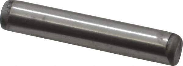 Unbrako - 5/16" Diam x 2" Pin Length Grade 8 Alloy Steel Oversized Dowel Pin - C 60 (Surface) & C 50-58 Hardness, 11,500 Lb Breaking Strength, 1 Beveled & 1 Rounded End - Makers Industrial Supply