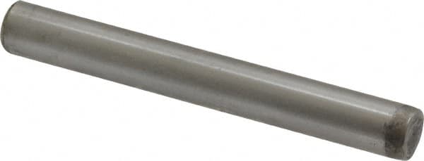 Unbrako - 5/16" Diam x 2-1/2" Pin Length Grade 8 Alloy Steel Oversized Dowel Pin - C 60 (Surface) & C 50-58 Hardness, 11,500 Lb Breaking Strength, 1 Beveled & 1 Rounded End - Makers Industrial Supply