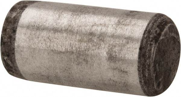 Unbrako - 3/8" Diam x 3/4" Pin Length Grade 8 Alloy Steel Oversized Dowel Pin - C 60 (Surface) & C 50-58 Hardness, 16,580 Lb Breaking Strength, 1 Beveled & 1 Rounded End - Makers Industrial Supply