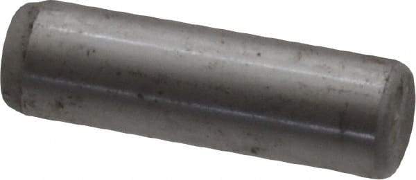 Unbrako - 3/8" Diam x 1-1/4" Pin Length Grade 8 Alloy Steel Oversized Dowel Pin - C 60 (Surface) & C 50-58 Hardness, 16,580 Lb Breaking Strength, 1 Beveled & 1 Rounded End - Makers Industrial Supply