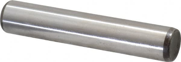 Unbrako - 3/8" Diam x 2" Pin Length Grade 8 Alloy Steel Oversized Dowel Pin - C 60 (Surface) & C 50-58 Hardness, 16,580 Lb Breaking Strength, 1 Beveled & 1 Rounded End - Makers Industrial Supply