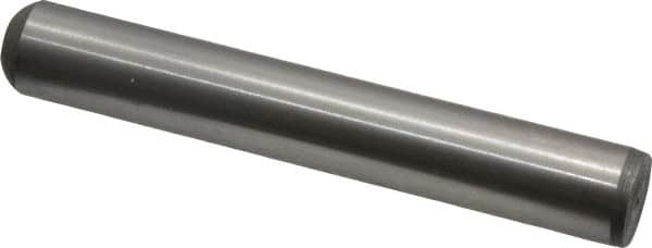 Unbrako - 3/8" Diam x 2-1/2" Pin Length Grade 8 Alloy Steel Oversized Dowel Pin - C 60 (Surface) & C 50-58 Hardness, 16,580 Lb Breaking Strength, 1 Beveled & 1 Rounded End - Makers Industrial Supply