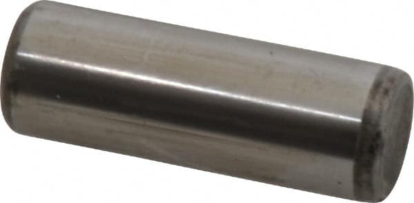 Unbrako - 7/16" Diam x 1-1/4" Pin Length Grade 8 Alloy Steel Oversized Dowel Pin - C 60 (Surface) & C 50-58 Hardness, 22,540 Lb Breaking Strength, 1 Beveled & 1 Rounded End - Makers Industrial Supply