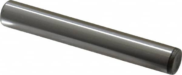 Unbrako - 7/16" Diam x 3" Pin Length Grade 8 Alloy Steel Oversized Dowel Pin - C 60 (Surface) & C 50-58 Hardness, 22,540 Lb Breaking Strength, 1 Beveled & 1 Rounded End - Makers Industrial Supply