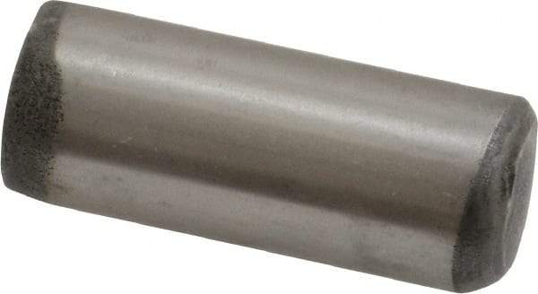 Unbrako - 1/2" Diam x 1-1/4" Pin Length Grade 8 Alloy Steel Oversized Dowel Pin - C 60 (Surface) & C 50-58 Hardness, 29,460 Lb Breaking Strength, 1 Beveled & 1 Rounded End - Makers Industrial Supply