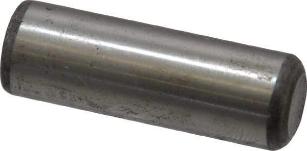 Unbrako - 1/2" Diam x 1-1/2" Pin Length Grade 8 Alloy Steel Oversized Dowel Pin - C 60 (Surface) & C 50-58 Hardness, 29,460 Lb Breaking Strength, 1 Beveled & 1 Rounded End - Makers Industrial Supply