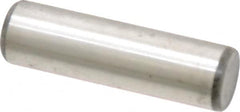 Unbrako - 1/2" Diam x 1-3/4" Pin Length Grade 8 Alloy Steel Oversized Dowel Pin - C 60 (Surface) & C 50-58 Hardness, 29,460 Lb Breaking Strength, 1 Beveled & 1 Rounded End - Makers Industrial Supply