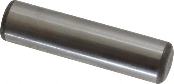 Unbrako - 5/8" Diam x 2-1/2" Pin Length Grade 8 Alloy Steel Oversized Dowel Pin - C 60 (Surface) & C 50-58 Hardness, 46,020 Lb Breaking Strength, 1 Beveled & 1 Rounded End - Makers Industrial Supply