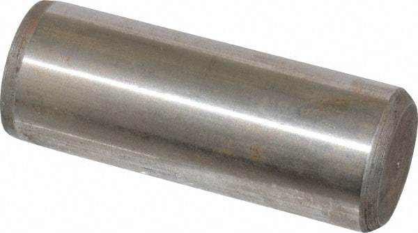 Unbrako - 3/4" Diam x 2" Pin Length Grade 8 Alloy Steel Oversized Dowel Pin - C 60 (Surface) & C 50-58 Hardness, 66,270 Lb Breaking Strength, 1 Beveled & 1 Rounded End - Makers Industrial Supply