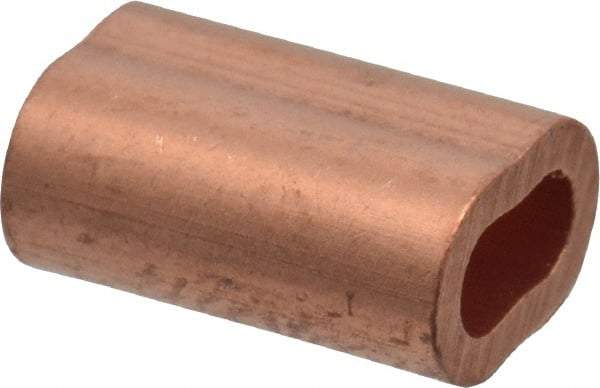 Value Collection - 1/16" Oval Compression Sleeve - Copper - Makers Industrial Supply