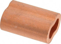 Value Collection - 1/4" Oval Compression Sleeve - Copper - Makers Industrial Supply