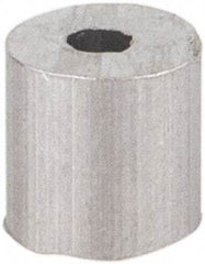 Value Collection - 1/16" Round Stop Compression Sleeve - Aluminum - Makers Industrial Supply