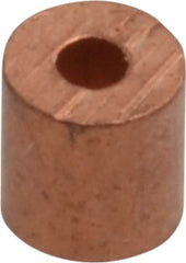 Value Collection - 1/16" Round Stop Compression Sleeve - Copper - Makers Industrial Supply