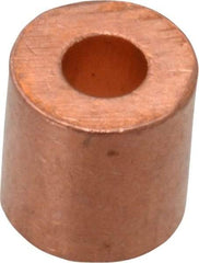 Value Collection - 1/8" Round Stop Compression Sleeve - Copper - Makers Industrial Supply