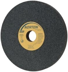 Norton - 8" Diam x 1-1/4" Hole x 3/4" Thick, J Hardness, 60 Grit Surface Grinding Wheel - Silicon Carbide, Type 1, Medium Grade, 3,600 Max RPM, Vitrified Bond, No Recess - Makers Industrial Supply