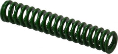 Associated Spring Raymond - 10mm Hole Diam, 5mm Rod Diam, 2" Free Length, Green Die Spring - 104.5 N Max Deflection, 20.9mm Max Deflection, Light Duty, Chromium Alloy Steel - Makers Industrial Supply