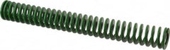 Associated Spring Raymond - 32mm Hole Diam, 16mm Rod Diam, 10" Free Length, Green Die Spring - 1275 N Max Deflection, 102mm Max Deflection, Light Duty, Chromium Alloy Steel - Makers Industrial Supply