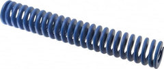 Associated Spring Raymond - 50mm Hole Diam, 25mm Rod Diam, 12" Free Length, Blue Die Spring - 4400.3999 N Max Deflection, 114mm Max Deflection, Medium Duty, Chromium Alloy Steel - Makers Industrial Supply