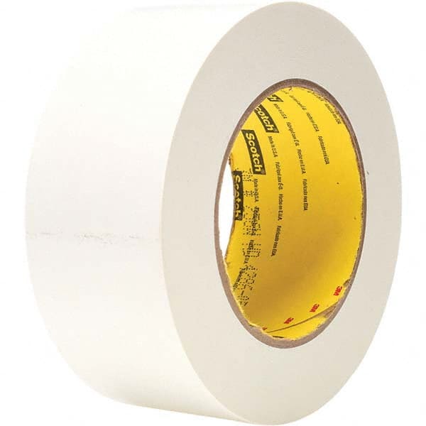 3M - 2" Wide x 60 Yd Long x 6.7 mil White Paper Masking Tape - Makers Industrial Supply