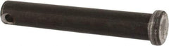 Made in USA - 7/16" Pin Diam, 2-3/4" OAL, Standard Clevis Pin - 5/32" Hole, 2-19/32" Usable Length, Uncoated Steel - Makers Industrial Supply